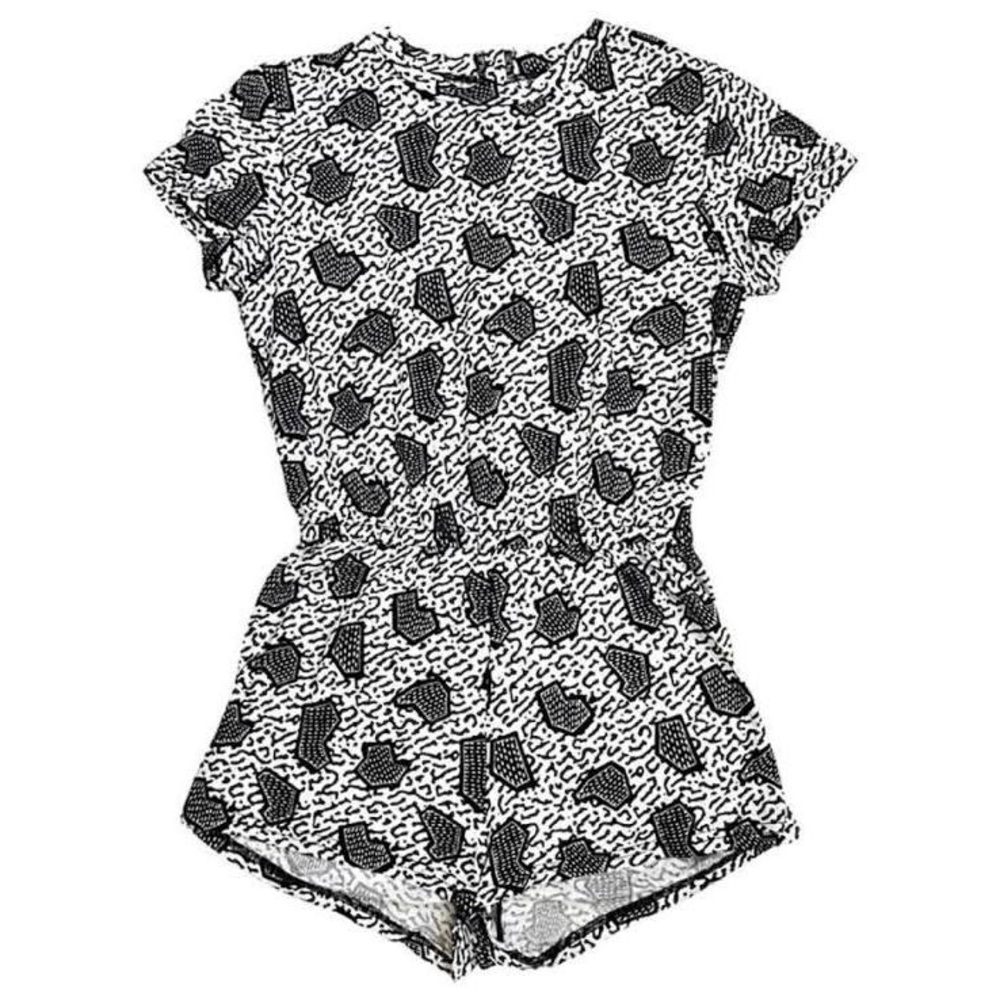American Apparel romper - rare Nathalie Du Pasquier print